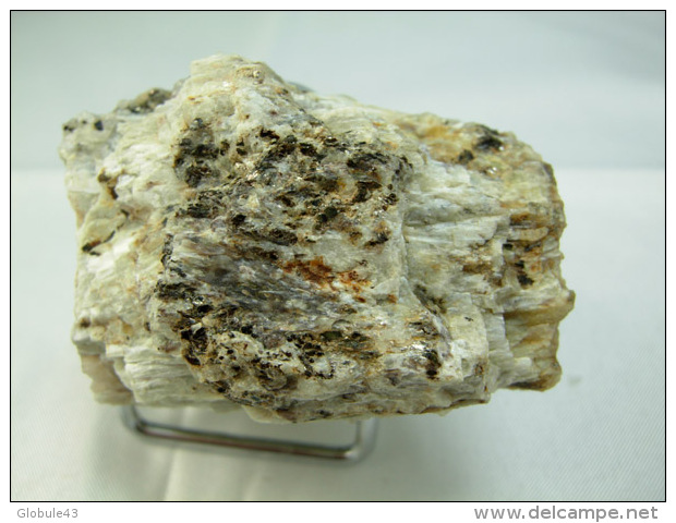 SILLIMANITE Ou FIBROLITE ET GNEISS 5, X 3,5 CM MASSIAC - Mineralien