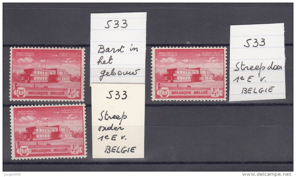 Nr 533 (3) **, 3 Stuks (X21169) - Non Classificati