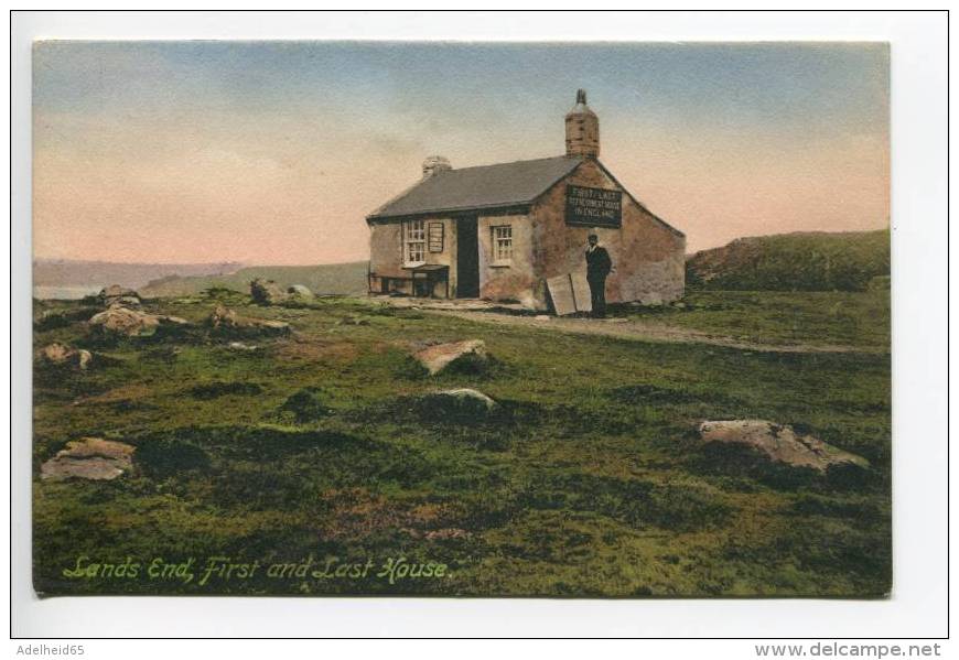 OF6/ Ca 1910 (hand Coloured) First And Last House Land's End Frith 61284 - Land's End