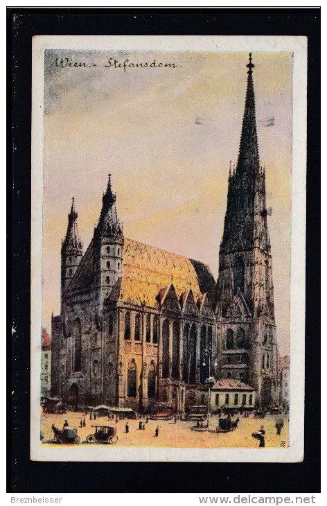 AK WIEN Stefansdom. - Karte Gel .1927 - Kirchen
