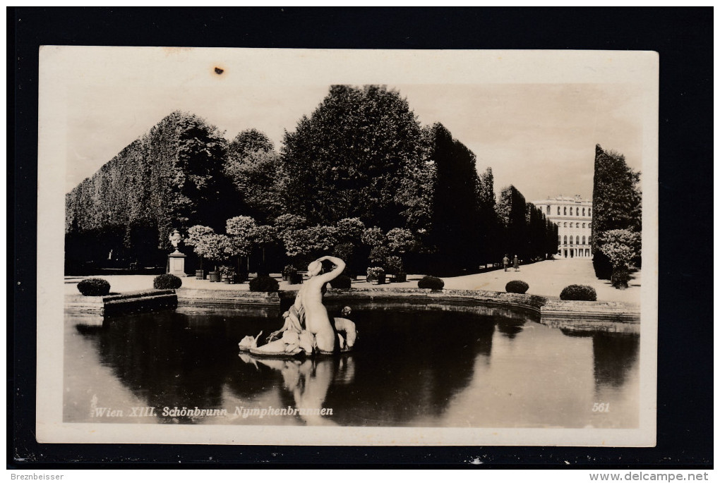 AK WIEN XIII, Schönbrunn -Nympfenbrunnen. - Karte Gel .1943 - Château De Schönbrunn