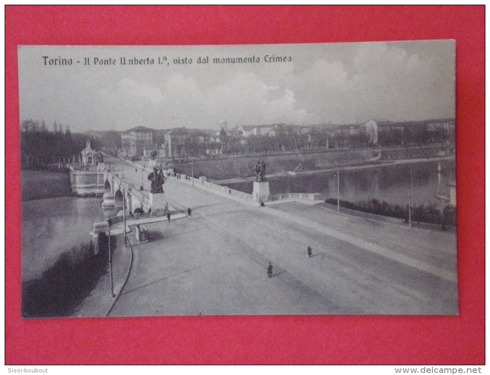 TORINO - Il Ponte Umberto 1er, Visto Dal Monumento Crimea (animée) - Autres Monuments, édifices