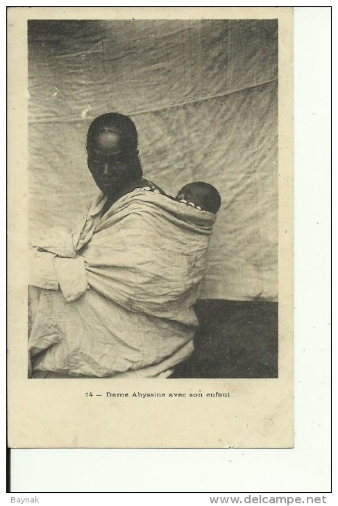 ETH31   --    DAME ABYSSINE SON ENFANT - Äthiopien