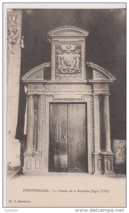 FUENTERRABIA-La Puerta De La Sacristia(siglo XVII)- - Andere & Zonder Classificatie