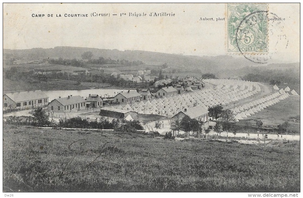 Camp De La Courtine - 1re Brigade D'Artillerie - Aubert, Photographe - La Courtine