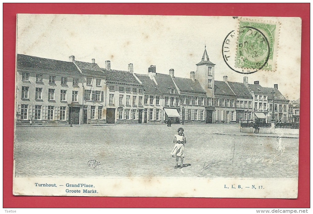 Turnhout - Groote Markt  - 1905  ( Verso Zien ) - Turnhout