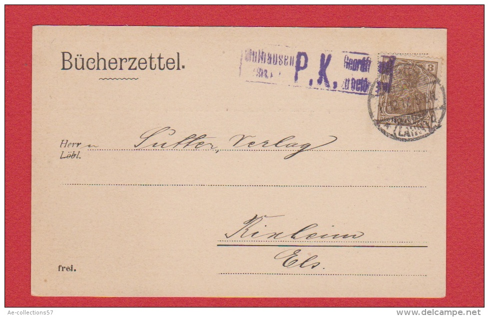 ALLEMAGNE  //  Postkarte  De Limburg       //   Pour Rixheim  //   15/12/1917 - Sonstige & Ohne Zuordnung