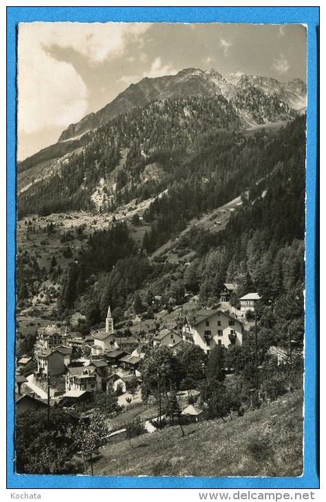 OV752, Finhaut, Bel Oiseau, Vallée Du Trient, Circulée 1950 - Finhaut