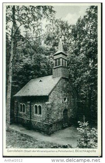 Rar Rarität Gerolstein / Eifel Büschkapelle Stadt Der Mineralquellen Und Petrefakten 25.9.1955 Notopfermarke 2 Berlin - Gerolstein