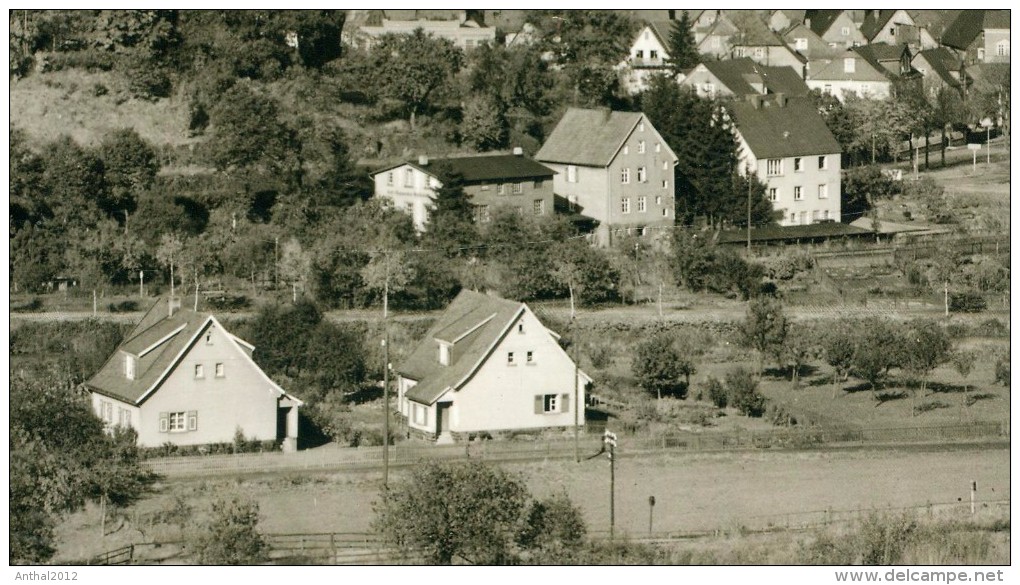 Laasphe Bad Wittgenstein Gesamtansicht Wohngebiet Wohnhäuser Sw 29.4.1960 - Bad Laasphe