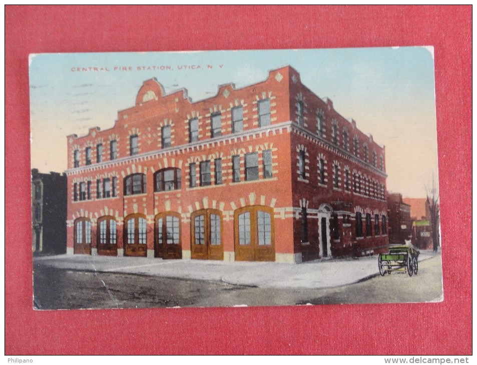 - New York> Utica  Central Fire Station  ---ref 1692 - Utica