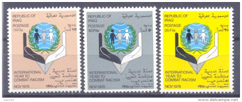1978. Iraq, International Year Of Combat Racism, 3v, Mint/** - Iraq