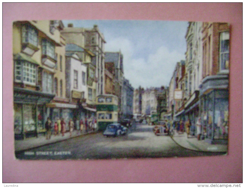 CP ANGLETERRE - HIGH STREET - EXETER - ECRITE EN 1948 - Exeter