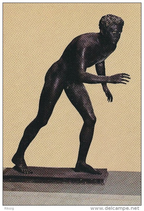 Statue Of Fighter.  -  Bronze Of Ercolano.     # 04361 - Articles Of Virtu