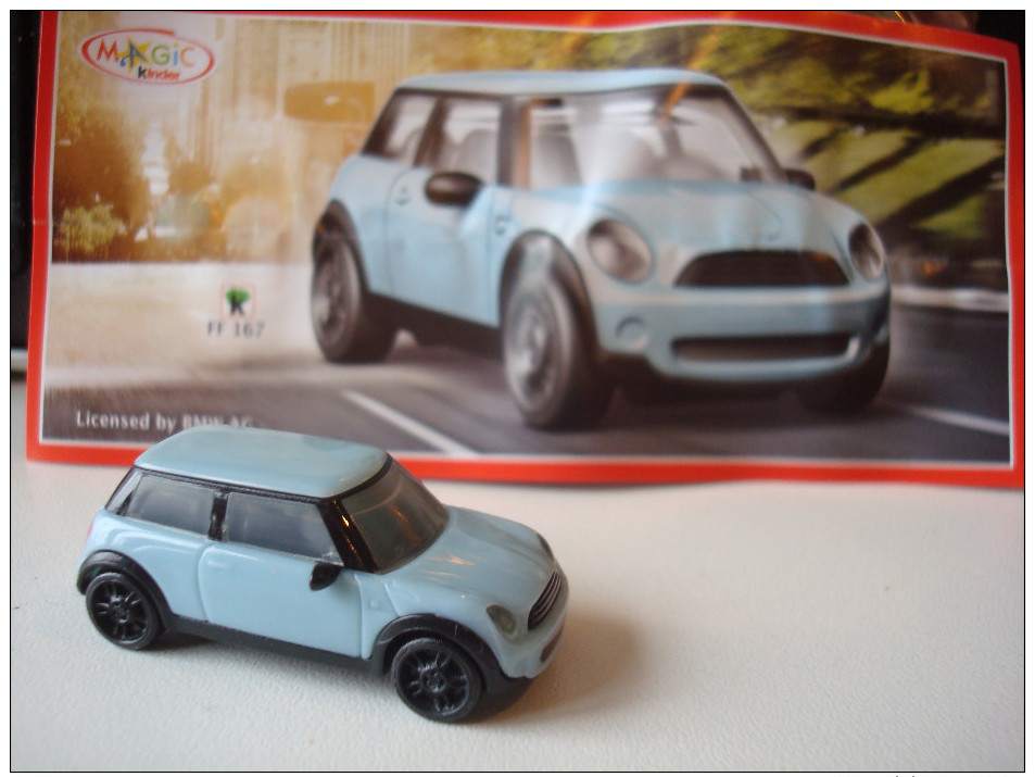 Kinder FF 167 BMW Mini One + Bpz - Familles