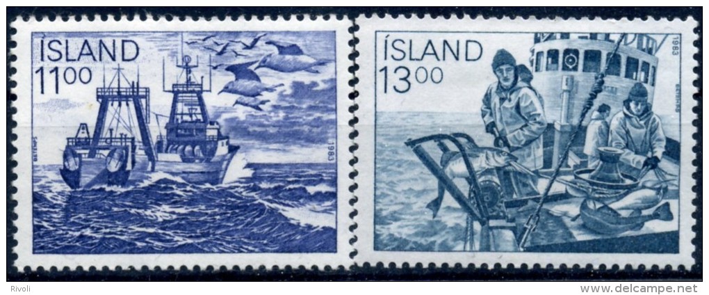 ISLANDE 1983 YVERT N° 553/54 LUXE **MNH - Ongebruikt