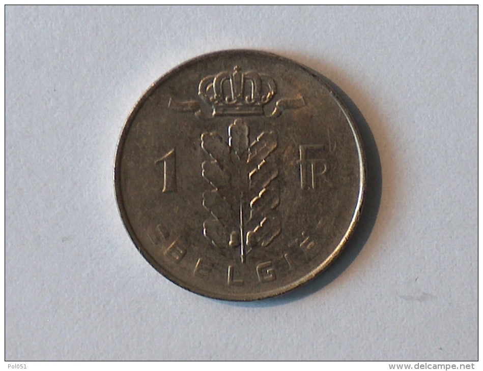 Belgique 1 Franc Belgie 1977 - 1 Franc