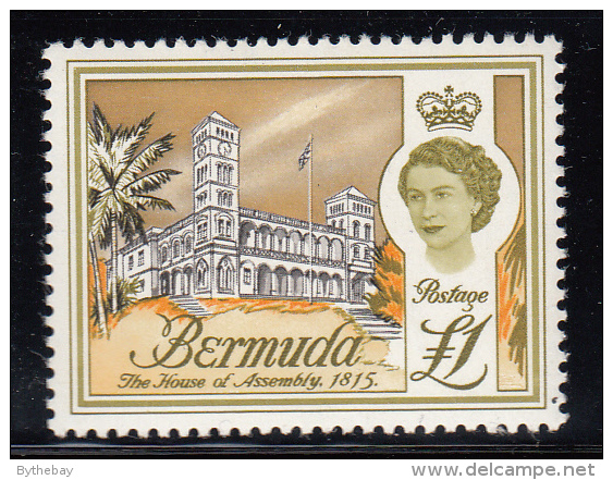 Bermuda MNH Scott #191 1pd The House Of Assembly, 1815 - Bermudes