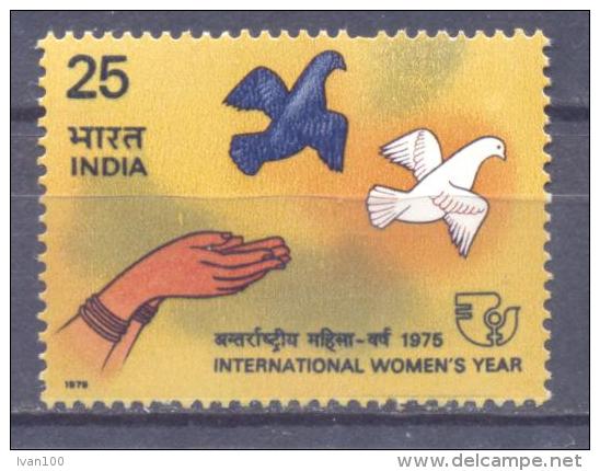 1975. India, International Women's Day, 1v, Mint/** - Unused Stamps