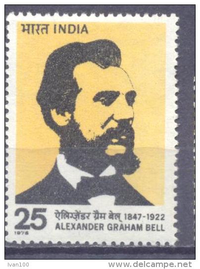 1976. India, Birth Anniversary Of Alexander Bell, 1v, Mint/** - Unused Stamps