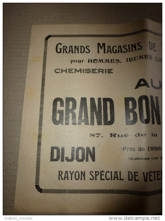 Vers 1900 Image D'EPINAL Réclame De  AU GRAND BON MARCHE 32 X 24,5cm : PREMIERE LECON DE BOXE  Illustrations Zutna - Pubblicitari