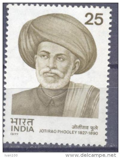 1977. India, Jutirao Phooley, 1v, Mint/** - Unused Stamps