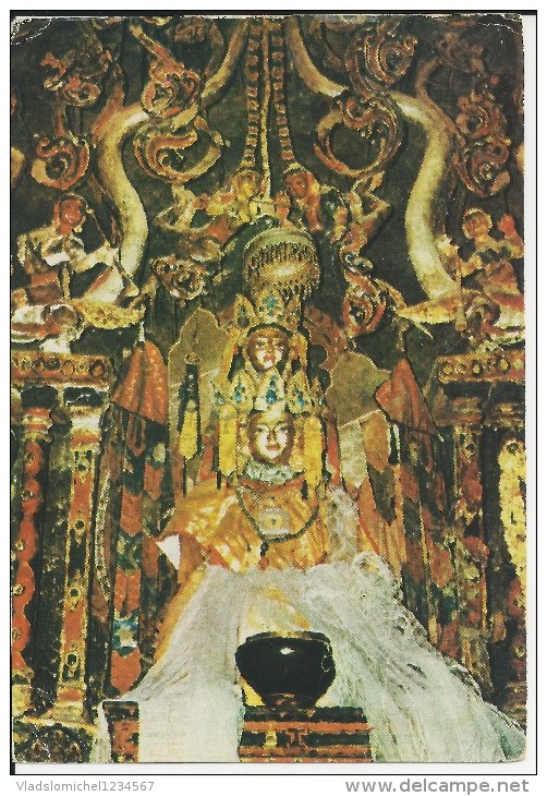 Ladakh Avolokiteshwara Statue In Alchi Gompa  (1980) ( 2 Scans ) - India