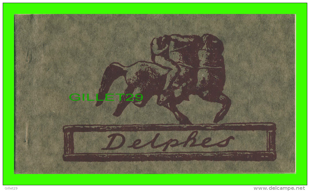 DELPHES, GRÈCE - FOLDER, CARNET SOUVENIR DE DELPHES - 10 CARTES - ÉDITIONS D'ART KOGEVINAS - - Grèce