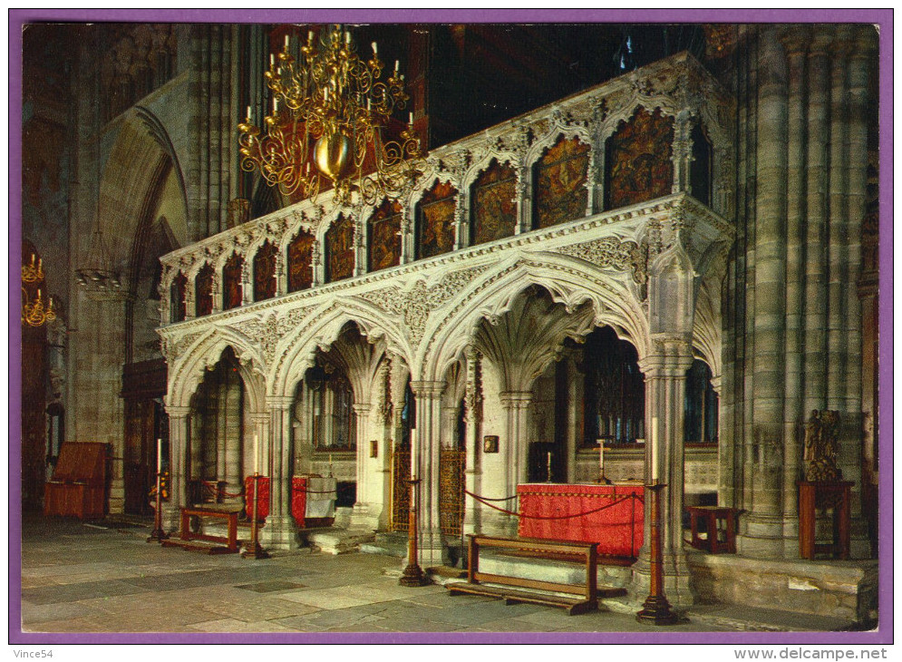 EXETER - Cathedral - The 14th Century Screen Carte Non Circulé - Exeter