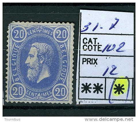 N° 31-7  (x)   1869-1883 - 1869-1888 Lion Couché