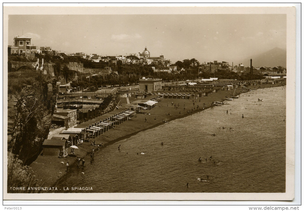 Torre Annunziata - La Spiaggia (Strand), 1942. Kleinformat - Torre Annunziata