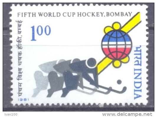 1981. India, 5th World Cup Hockey, Bombay, 1v, Mint/** - Neufs