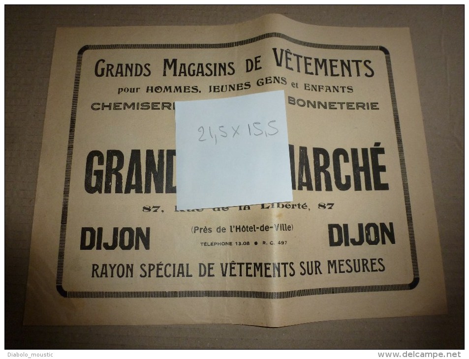 Vers 1900 Image D'EPINAL Réclame De  AU GRAND BON MARCHE 32 X 24,5cm : UNE PASSION MALHEUREUSE, Illustrations Zutna - Publicités