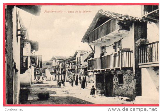 CPA FUENTERRABIA Fontarrabie  Bario De La Marina ( Barrio - Guipúzcoa (San Sebastián)