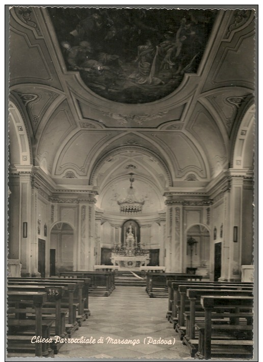 Chiesa Parrocchiale Di Marsango (Campo San Martino, Padova) - Viaggiata 1956 - Padova (Padua)