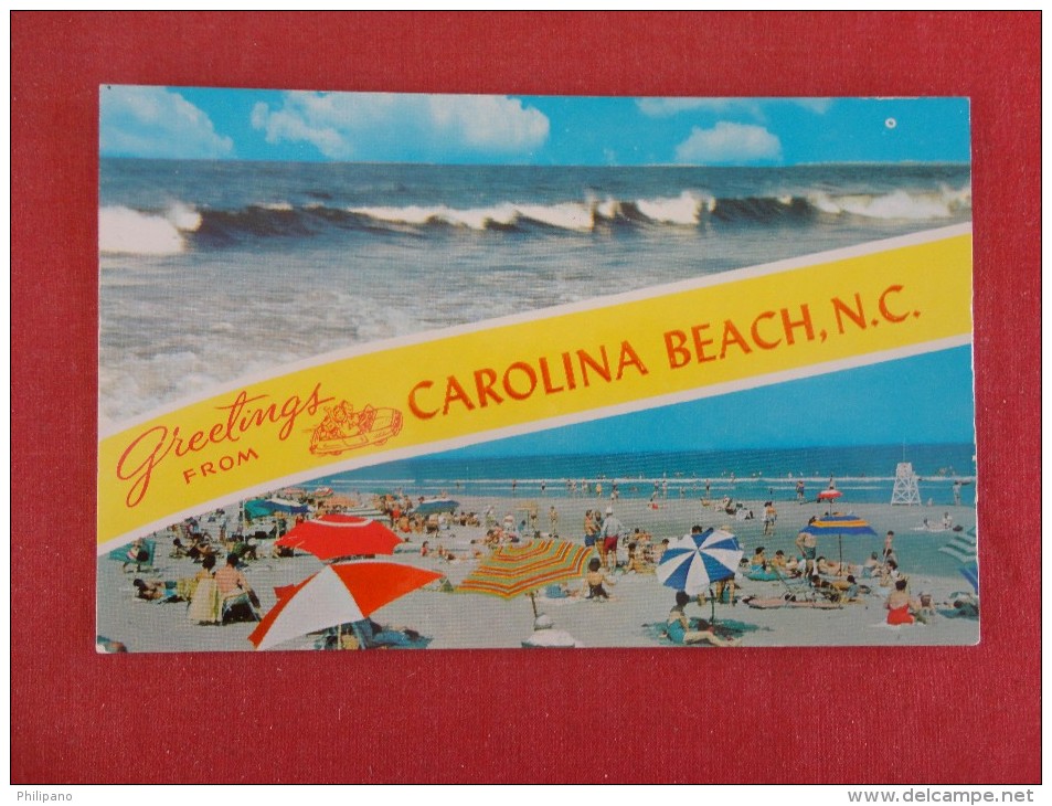 North Carolina> Carolina Beach  Greetings ---  ---  ----ref 1693 - Carolina Beach