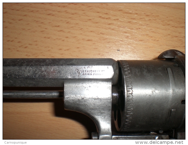 Pistolet Lefaucheux 12mm - Armes Neutralisées