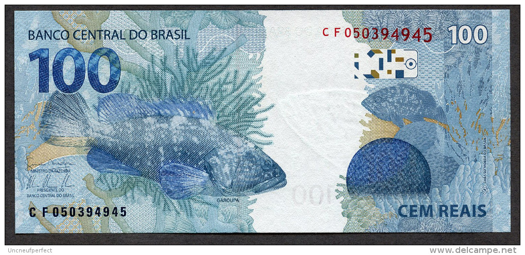 100 Réais Juin 2012 Pick 256b - UNC - C340 Série CF 050394945 - Brasilien