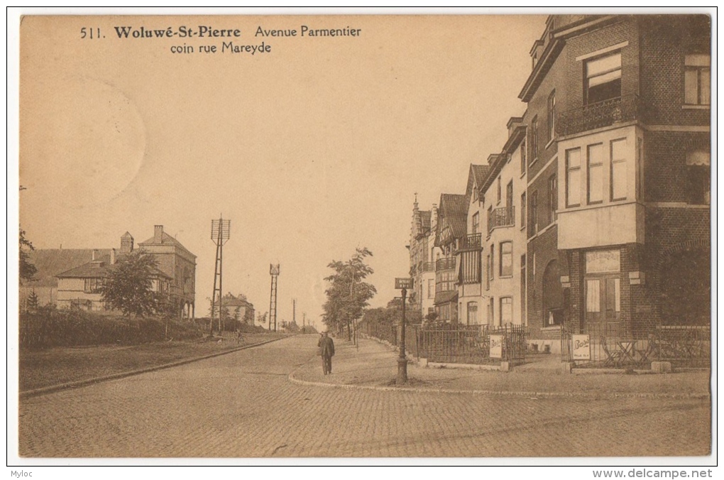 Woluwé St Pierre. Avenue Parmentier, Coin Rue Mareyde. - Woluwe-St-Pierre - St-Pieters-Woluwe