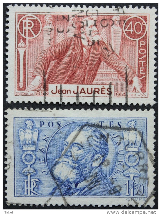 Frankrijk, 22e Sterfdag Van Jean Jaurès - Used Stamps