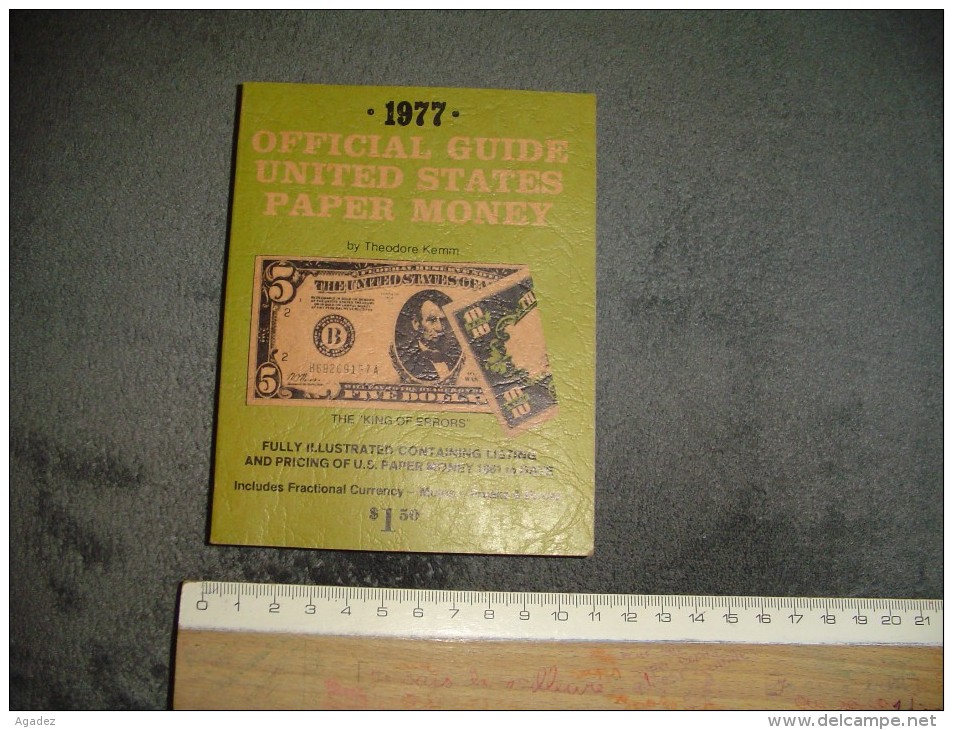 Official Guide United States Paper Money 1977 - Livres Sur Les Collections