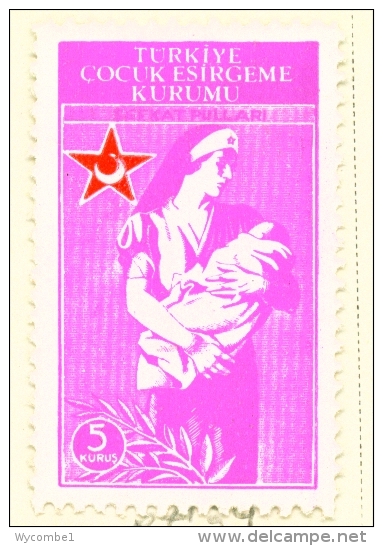 TURKEY  -  1941/4  Child Welfare  5k  Mounted/Hinged Mint - Unused Stamps