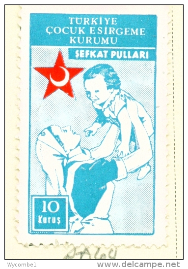 TURKEY  -  1941/4  Child Welfare  10k  Mounted/Hinged Mint - Unused Stamps