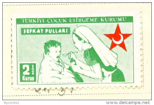 TURKEY  -  1941/4  Child Welfare  21/2k  Mounted/Hinged Mint - Unused Stamps