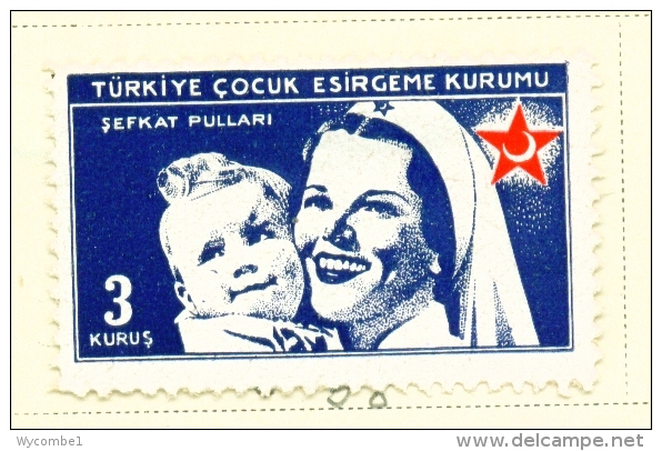 TURKEY  -  1941/4  Child Welfare  3k  Mounted/Hinged Mint - Unused Stamps