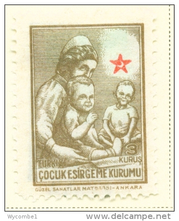 TURKEY  -  1943  Child Welfare  3k  Mounted/Hinged Mint - Unused Stamps