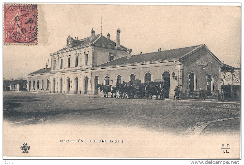 LE BLANC  La Gare TTB  Précurseur - Le Blanc