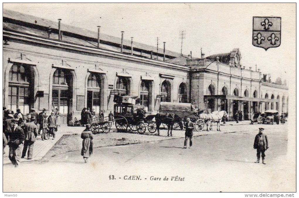 CAEN GARE DE L ETAT 14 CALVADOS - Caen