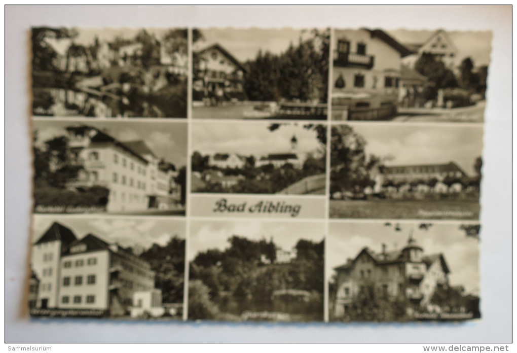 (6/2/50) AK "Bad Aibling" Mehrbildkarte Mit 9 Ansichten - Bad Aibling