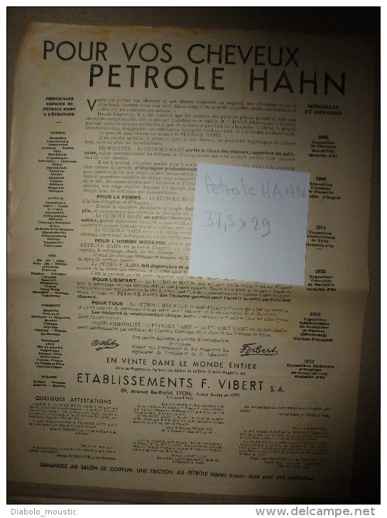 Vers 1900 Image D'EPINAL Réclame PETROLE HANN , 37,5 X 29 Cm  (Imitation De L'homme) Texte Et Dessins De Benjamin Rabier - Pubblicitari